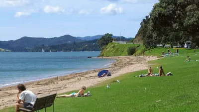 Photo of Paihia Beach in the Bay of Islands, near Kaikohe