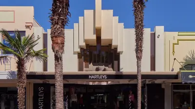 Photo of Art Deco buildings in Napier
