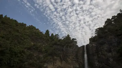 Photo of Hunua Falls, in the ranges east of Papakura